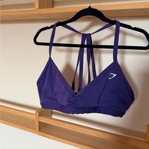 Gymshark Purple Minimal Sports Bra